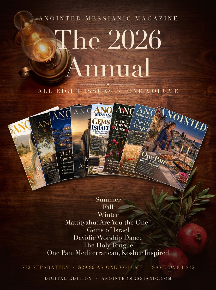 Anointed Messianic Magazine The 2026 Annual cover