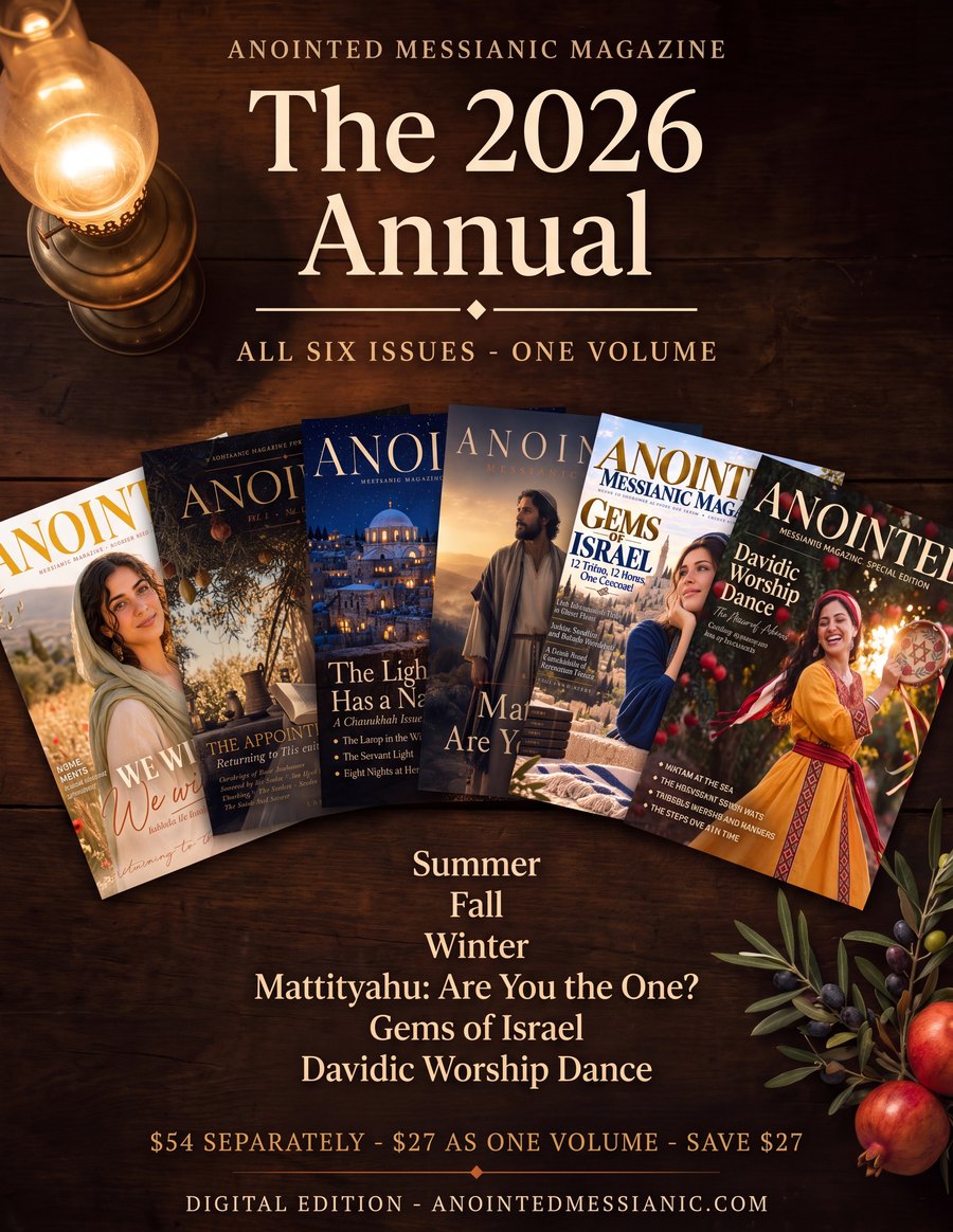 Anointed Messianic Magazine The 2026 Annual cover