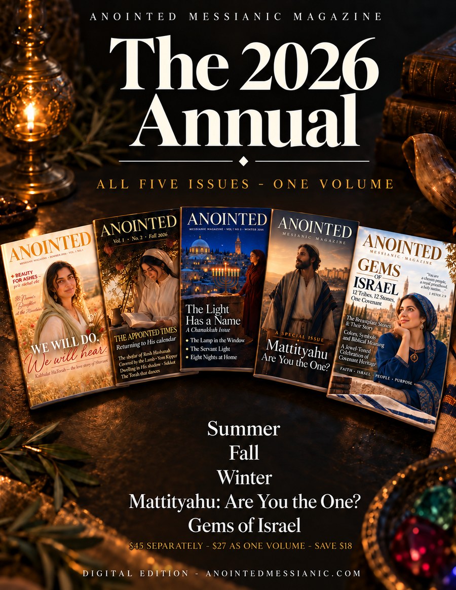 Anointed Messianic Magazine The 2026 Annual cover
