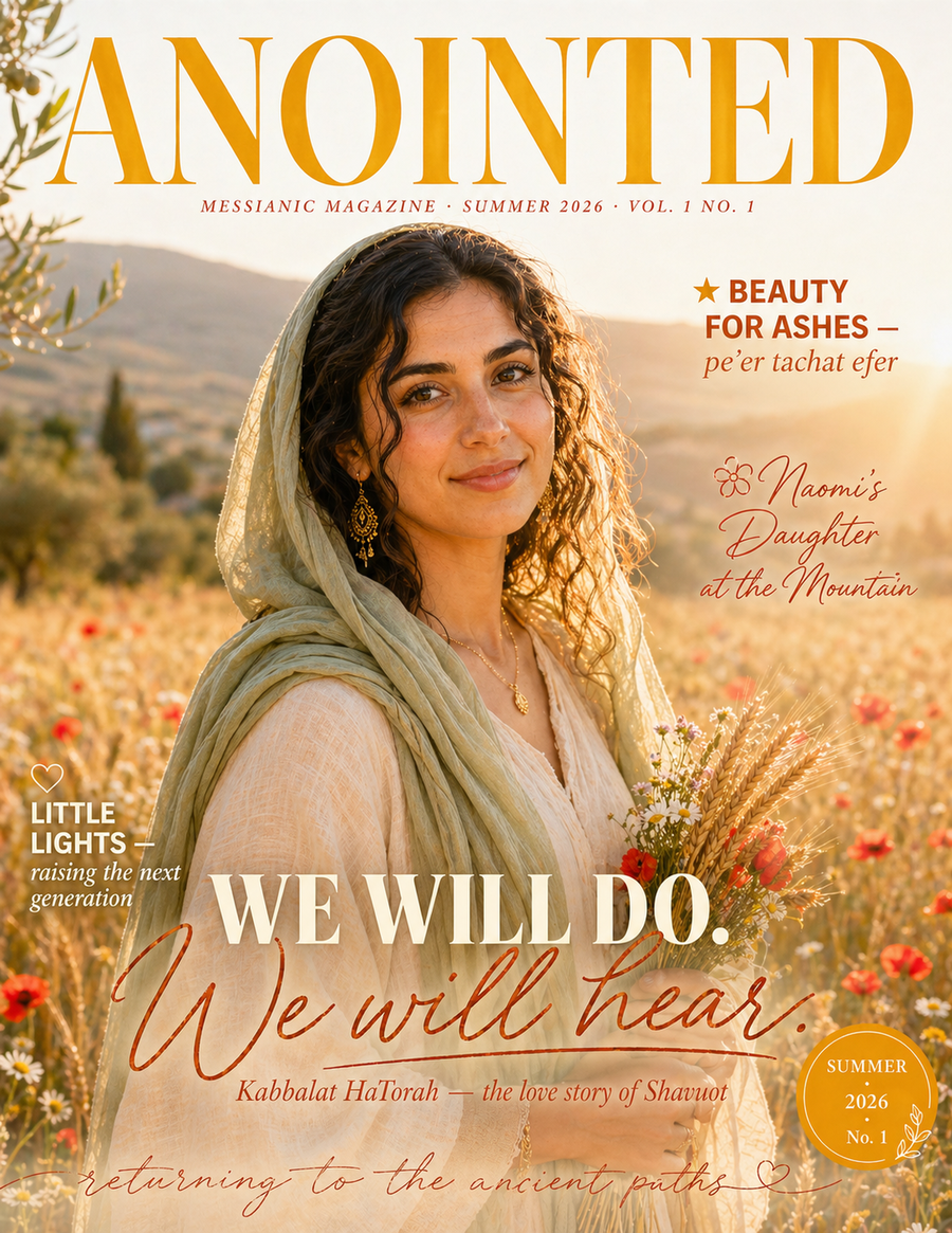 Anointed Messianic Magazine — Vol. 1 No. 1 — Summer 2026 cover